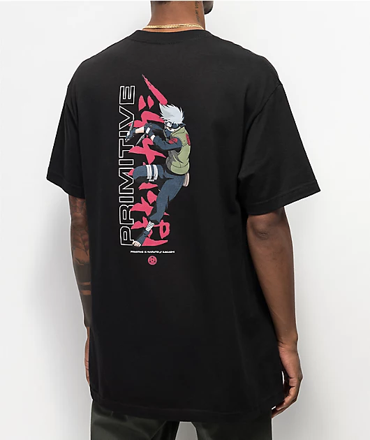 Primitive x Naruto Strike Black T-Shirt