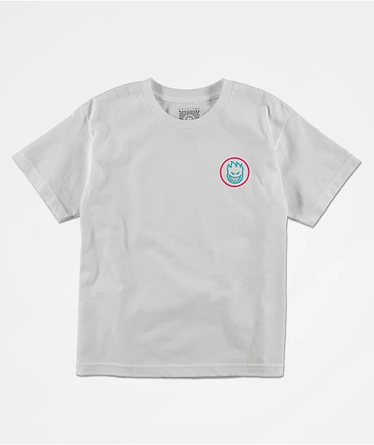 Spitfire Kids Over Swirl White T-Shirt