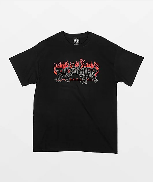 Thrasher Crow Black T-Shirt