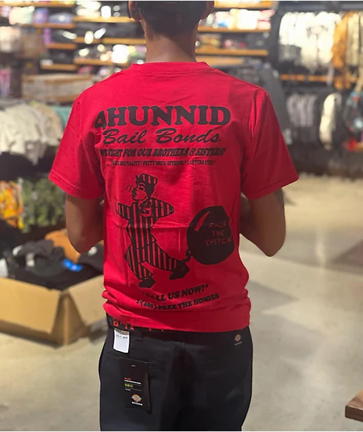 4Hunnid Bail Bonds Red T-Shirt