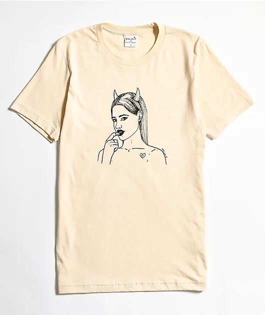 Melodie Evil Natural T-Shirt