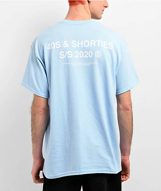 40s & Shorties General Logo Blue T-Shirt