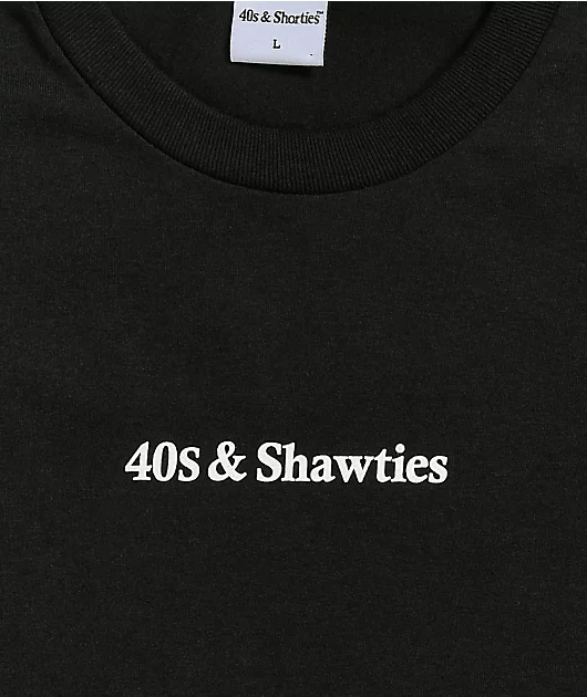 40s & Shorties Shawties Black T-Shirt