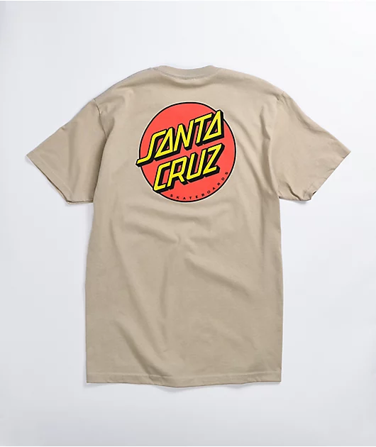 Santa Cruz Classic Dot Sand T-Shirt