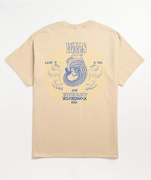 Dravus Waves Of Energy Natural T-Shirt