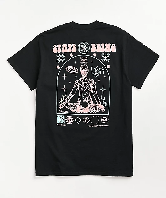 Dravus State Of Being Black T-Shirt