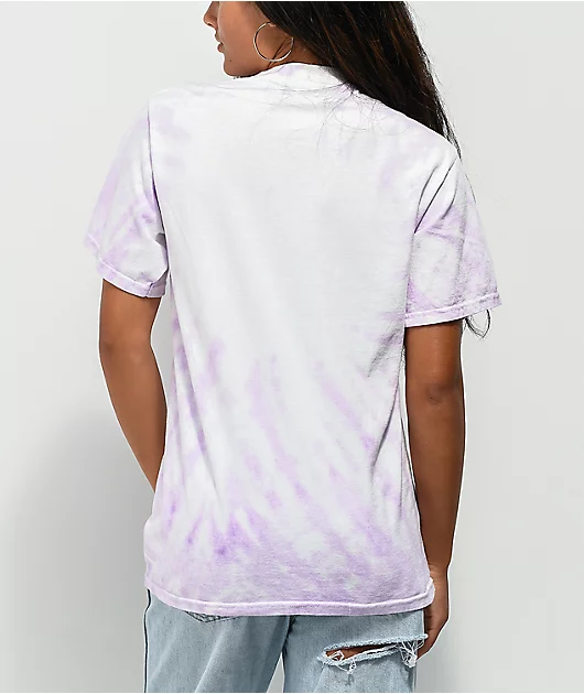 Your Highness Head In The Clouds Violet Tie Dye T-Shirt
