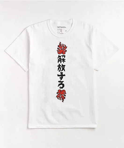 Vitriol Pressed White T-Shirt