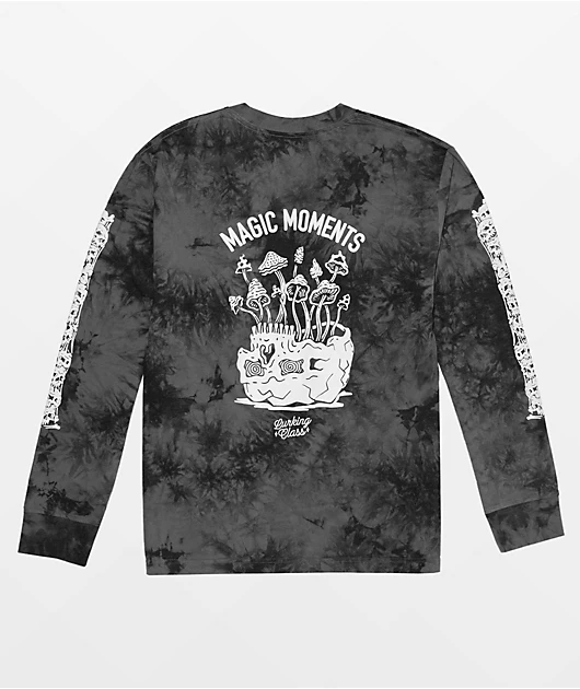 Lurking Class by Sketchy Tank Magic Moments Black Tie Dye Long Sleeve T-Shirt