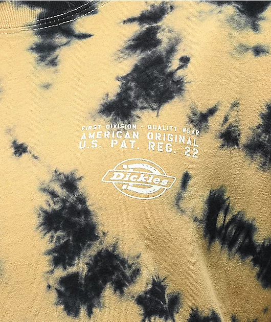 Dickies Ginger & Black Tie Dye T-Shirt