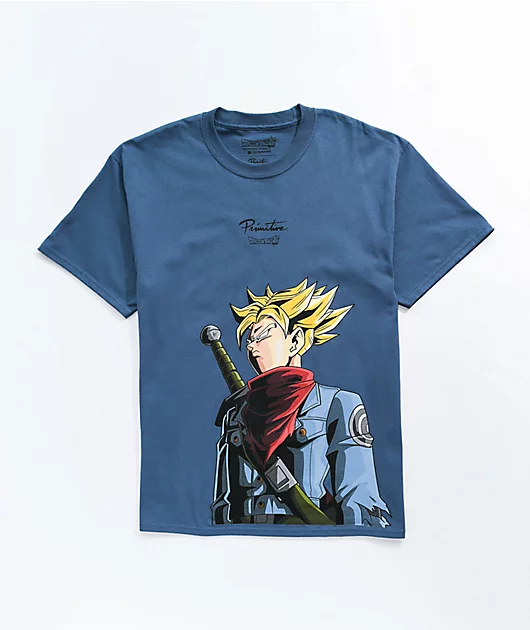 Primitive x Dragon Ball Super Trunks Vision Blue T-Shirt