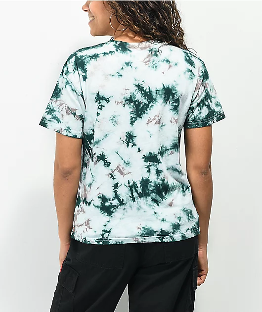 Dickies Forest Green & White Tie Dye T-Shirt