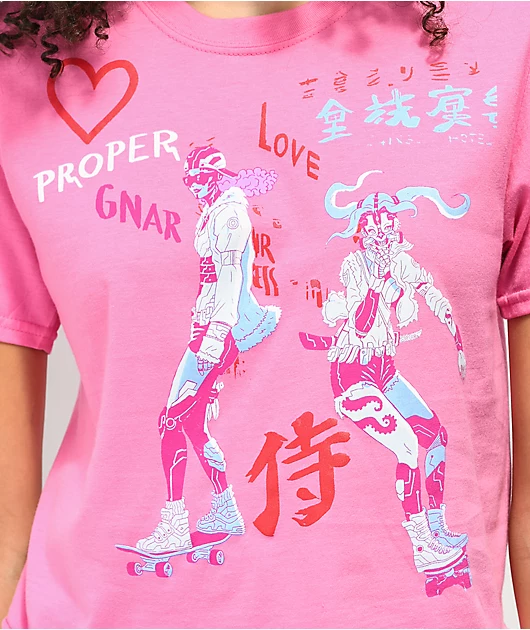 24931-proper-gnar-later-skater-pink-crop-t-shirt-2.webp Proper Gnar Later Skater Pink Crop T-Shirt