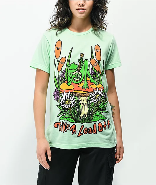 Teen Hearts Take A Load Off Mint T-Shirt