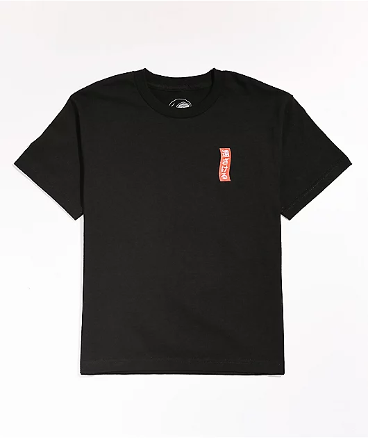 Lurking Class by Sketchy Tank x Mr. Tucks Kids' Bonsai Black T-Shirt