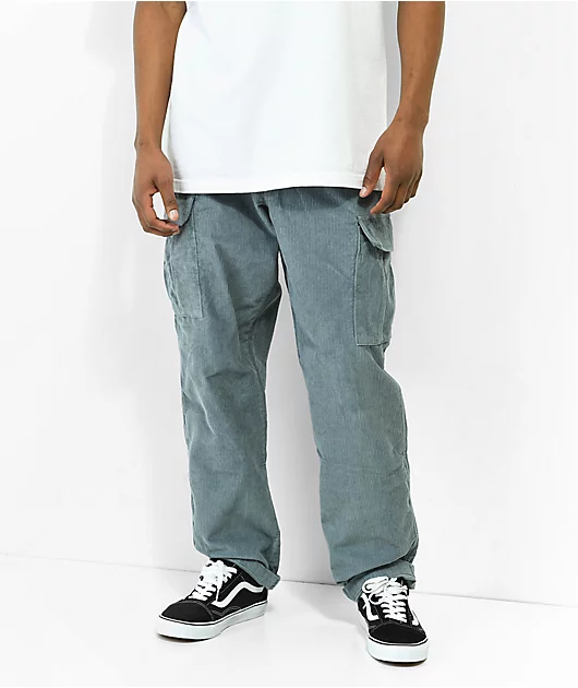 Vans Loose Cargo Stormy Grey Corduroy Pants