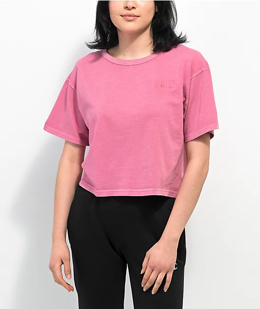 Champion Lightweight Terracot Crop T-Shirt