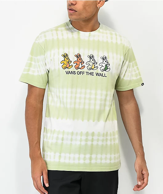 Vans Peace Of Mind Green Tie Dye T-Shirt