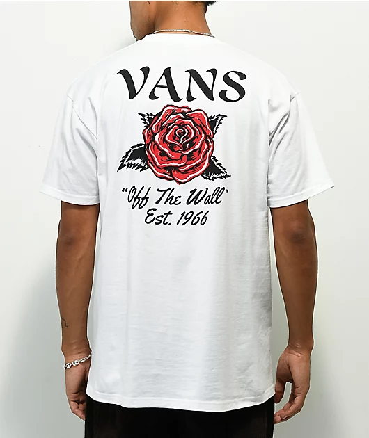 Vans Tattoo Rose White T-Shirt
