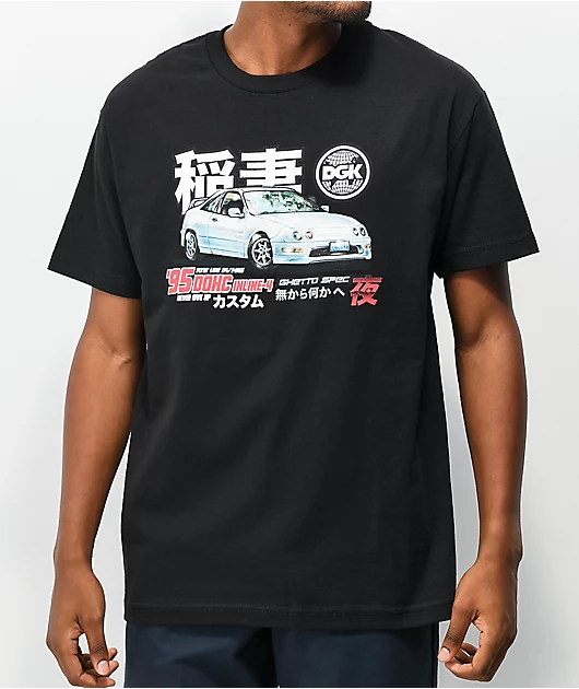 DGK Ghetto Spec Black T-Shirt