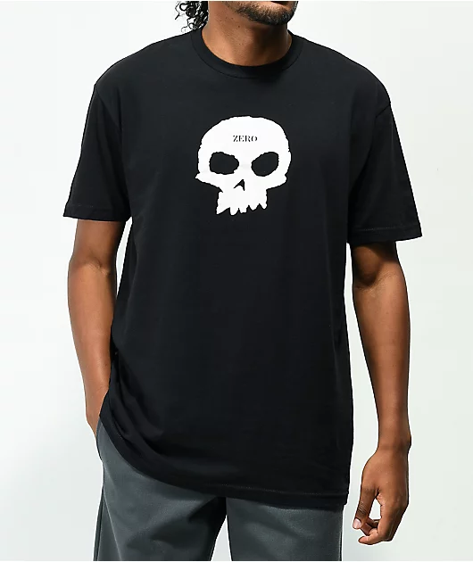 Zero Single Skull Black T-Shirt
