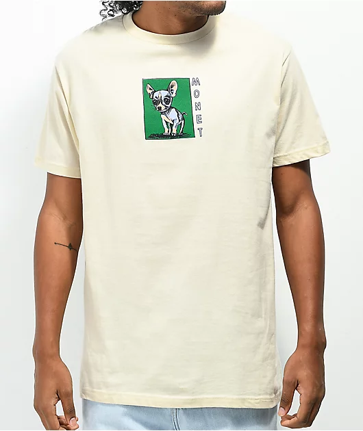 Monet Chihuahua Cream T-Shirt