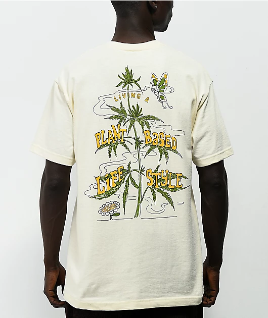 Dravus Plantbased Life Natural T-Shirt