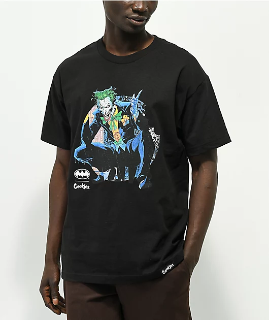 Cookies x Batman Joker Black T-Shirt