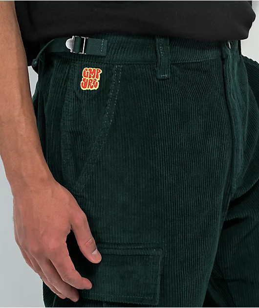 Empyre Green Corduroy Cargo Skate Pants