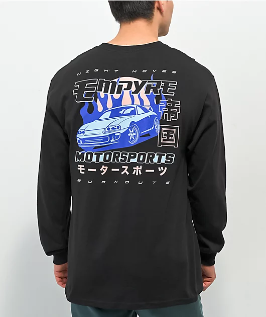 Empyre Motosports Black Long Sleeve T-Shirt