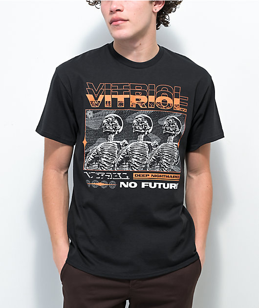 Vitriol No Future Black T-Shirt