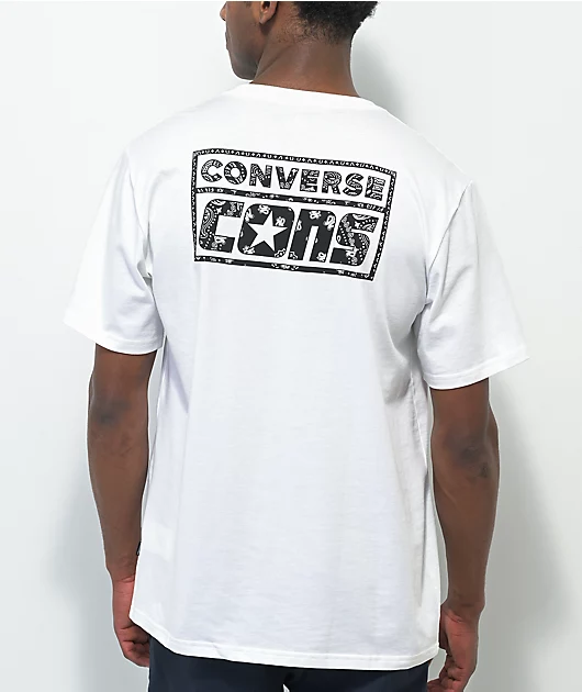Converse Paisley White T-Shirt