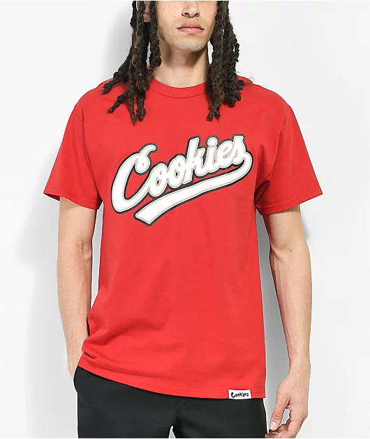 Cookies Puttin In Work Red T-Shirt