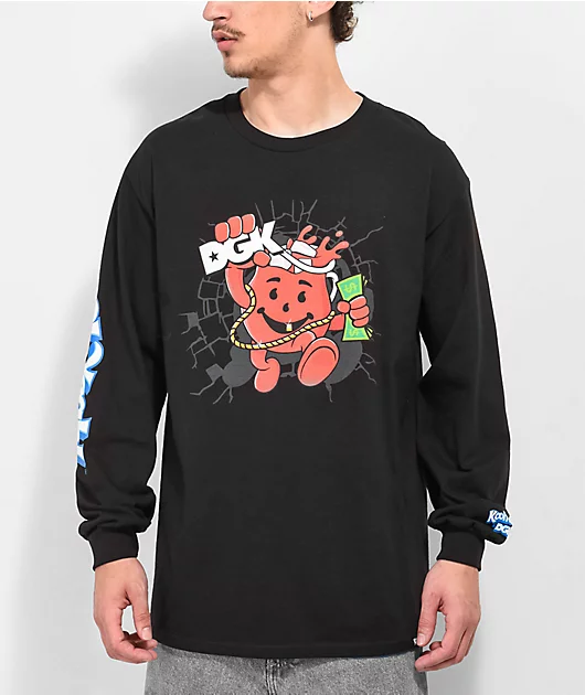 DGK x Kool-Aid Smash Black Long Sleeve T-Shirt