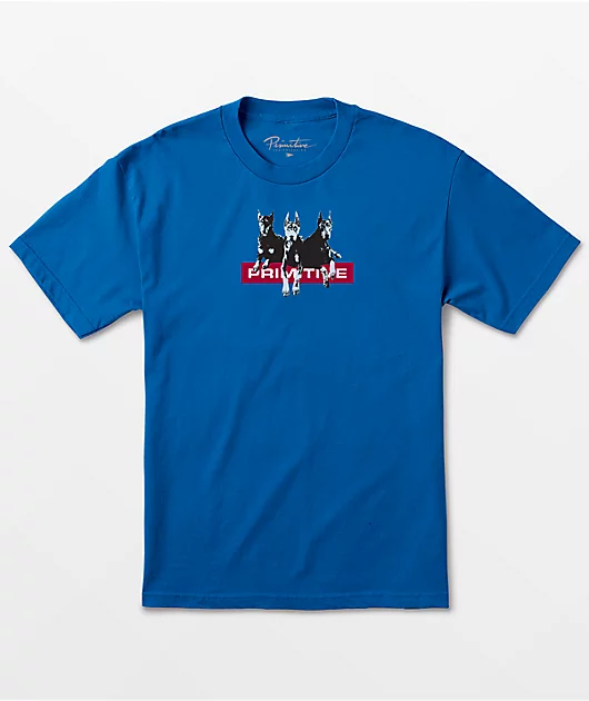 Primitive Gatekeepers Blue T-Shirt