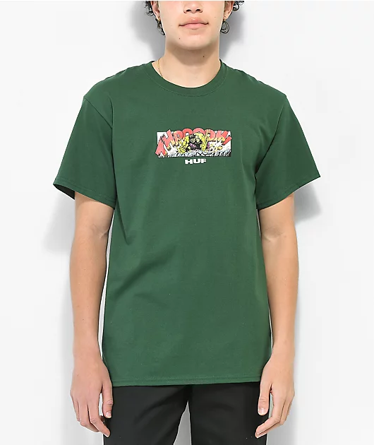 HUF x Hulk Rage Forest Green T-Shirt