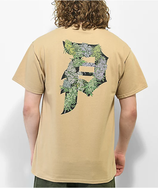 Primitive Dirty P Buds Sand T-Shirt