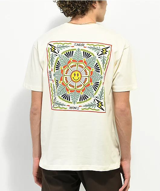 Vibras by J. Balvin Kaleidoscope Natural T-Shirt