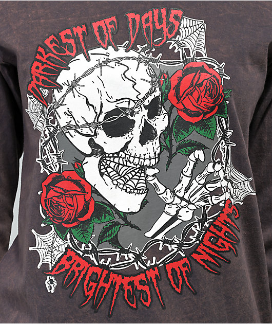 27409-empyre-rubino-darkest-of-days-brown-wash-long-sleeve-t-shirt-3.jpg Empyre Rubino Darkest Of Days Brown Wash Long Sleeve T-Shirt