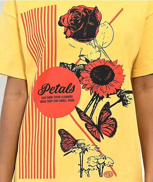 27443-petals-by-petals-and-peacocks-give-them-flowers-orange-t-shirt-2.webp Petals by Petals and Peacocks Give Them Flowers Orange T-Shirt