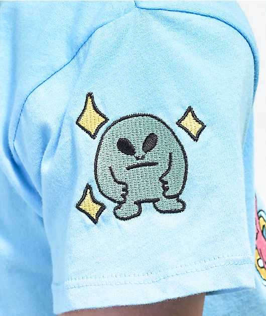 27552-a.lab-ballina-embroidered-blue-crop-t-shirt-5.webp A.LAB Ballina Embroidered Blue Crop T-Shirt