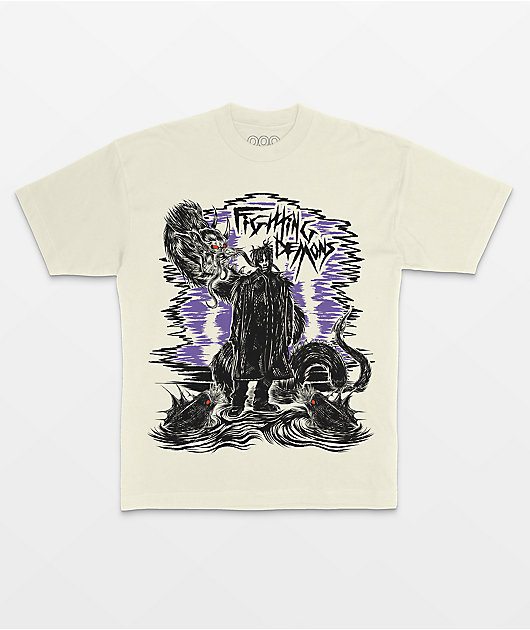 999 Club By Juice WRLD Demon Serpent White T-Shirt