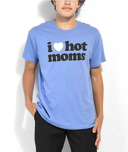 Danny Duncan I Heart Moms Lavender T-Shirt