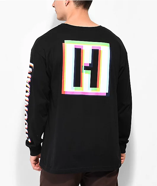 Hoonigan Hi Def Bracket Black Long Sleeve T-Shirt