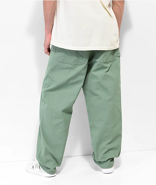 Empyre Loose Fit Hedge Green Carpenter Skate Pants
