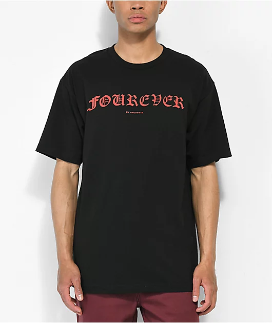 4Hunnid Fourever Black T-Shirt