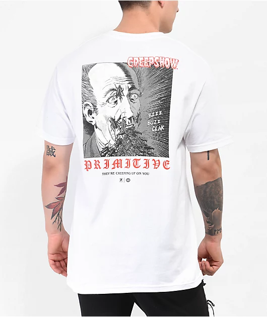 Primitive x Creepshow Bug Out White T-Shirt