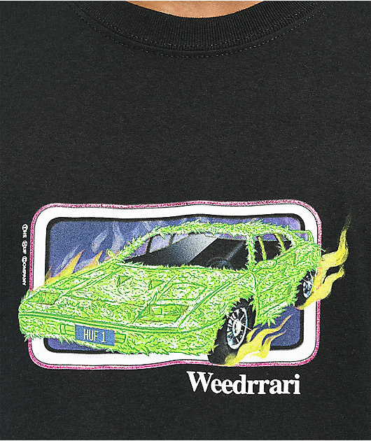 HUF 420 Weedrrari Black T-Shirt