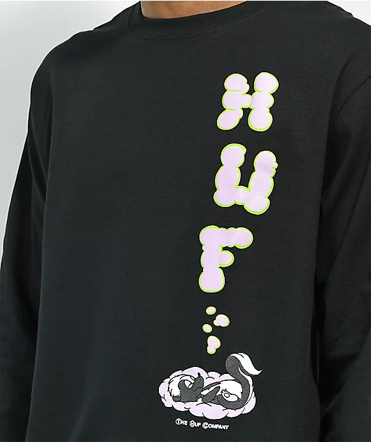 HUF 420 Skunky Black Long Sleeve T-Shirt