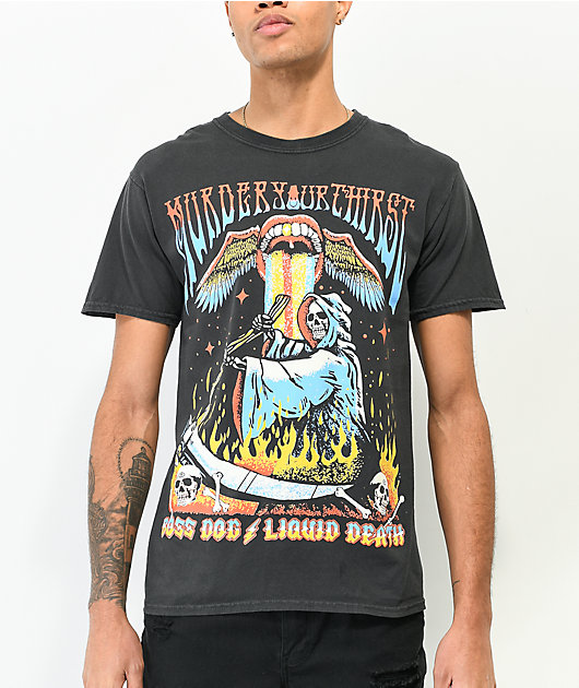 Boss Dog x Liquid Death Thirst Black T-Shirt